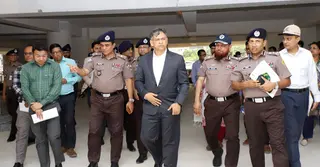 নির্মাণাধীন সিটিটিসি ভবন পরিদর্শন করলেন স্বরাষ্ট্রমন্ত্রী
